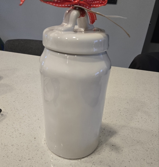 NWT rae dunn cookie canister "peace" - Picture 2 of 4